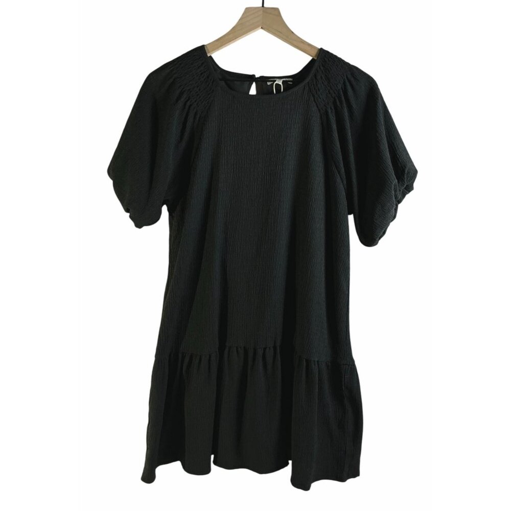 Z Supply Black Mini Dress Stretch Knit, Size XS (NWT)